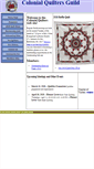 Mobile Screenshot of colonialquilters.org
